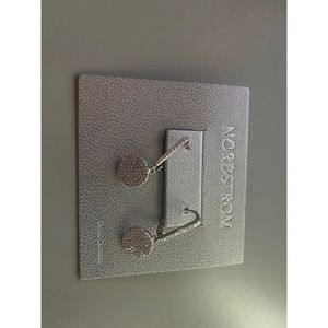 Brand new From Nordstrom disco drop silver earring